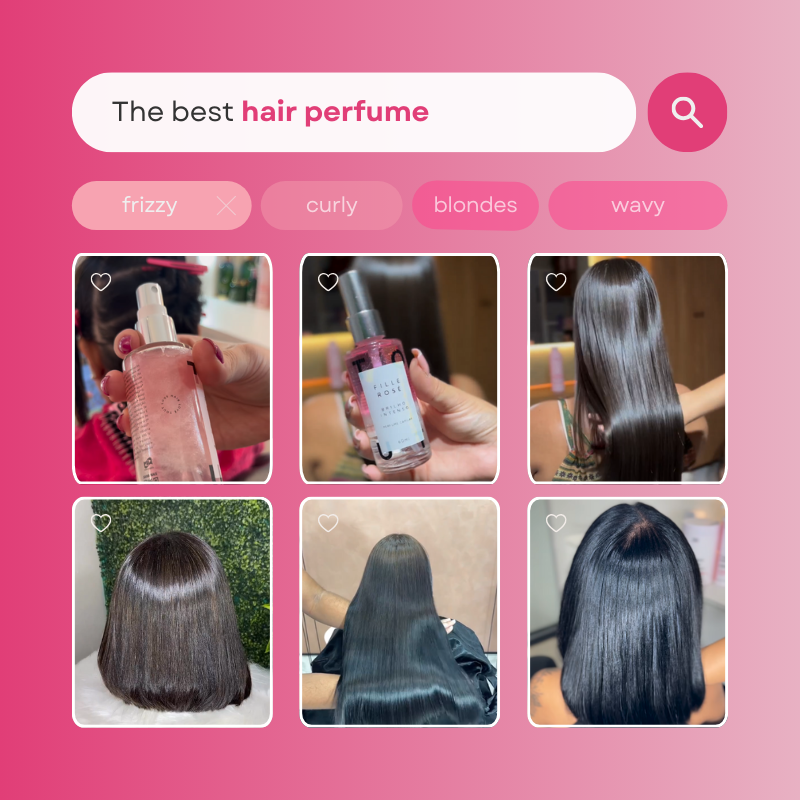 Hair perfume 60ml - Fille Rosé